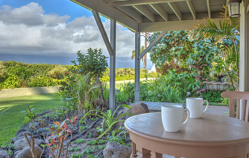 Or experience the solitude of your own private patio